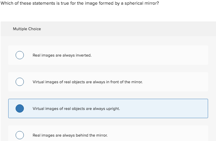 Solved Which of these statements is true for the image | Chegg.com