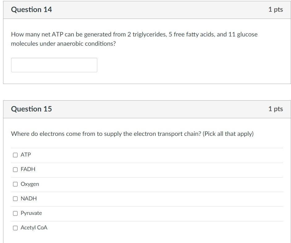 Solved How many net ATP can be generated from 2 | Chegg.com