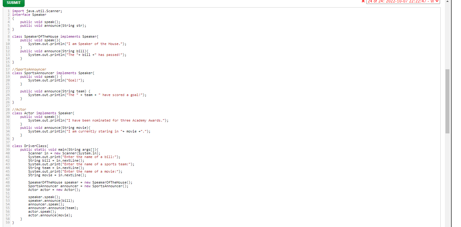 Solved Please help me. MY CODE KEEP SAYING A ERROR IN JAVA. | Chegg.com