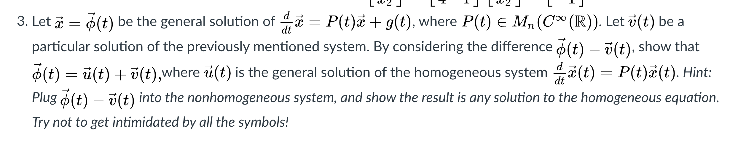 Solved 3 Let A 7 T Be The General Solution Of Si P Chegg Com