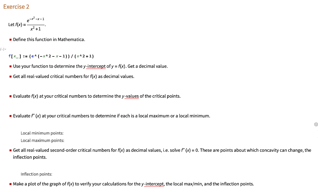 Solved Exercise 2 E X2 X 1 Let F X X2 1 Define This