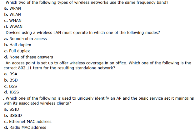 Types of Wireless Networks