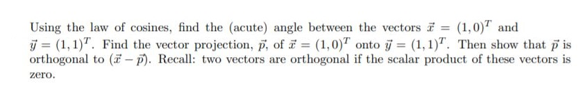 Solved Using The Law Of Cosines Find The Acute Angle Chegg Solved Using The Law Of Cosines Find The Acute Angle Chegg