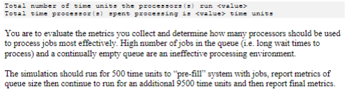 The program will simulate a processor using a | Chegg.com