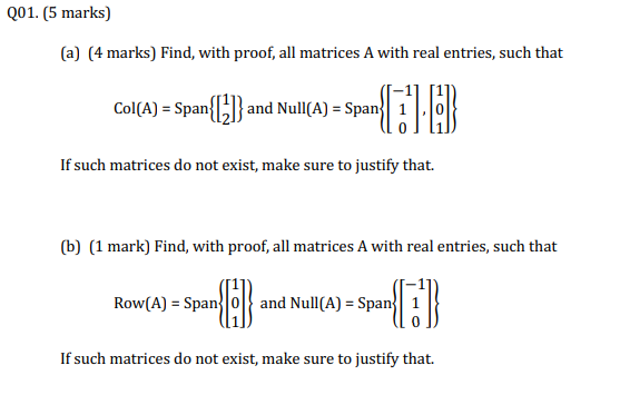 Solved Q01. (5 marks) (a) (4 marks) Find, with proof, all | Chegg.com
