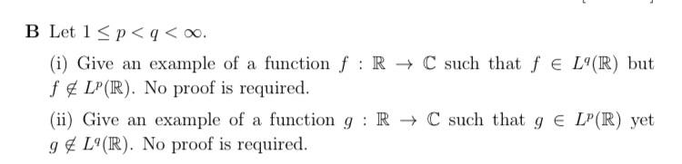 Solved B Let 1≤p | Chegg.com