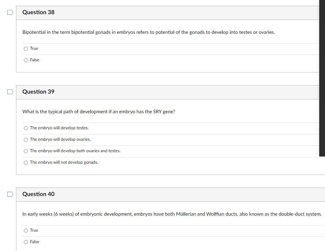 Solved Question 38 Bipotential in the term bipotential | Chegg.com