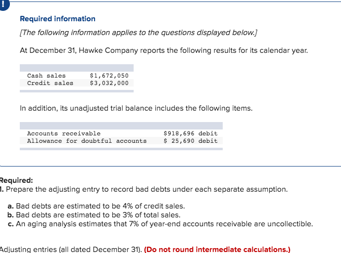 At December 31 2023 Hawke Company Reports The Following Results For Its Calendar Year Solved Required Information [The Following Information Ap...