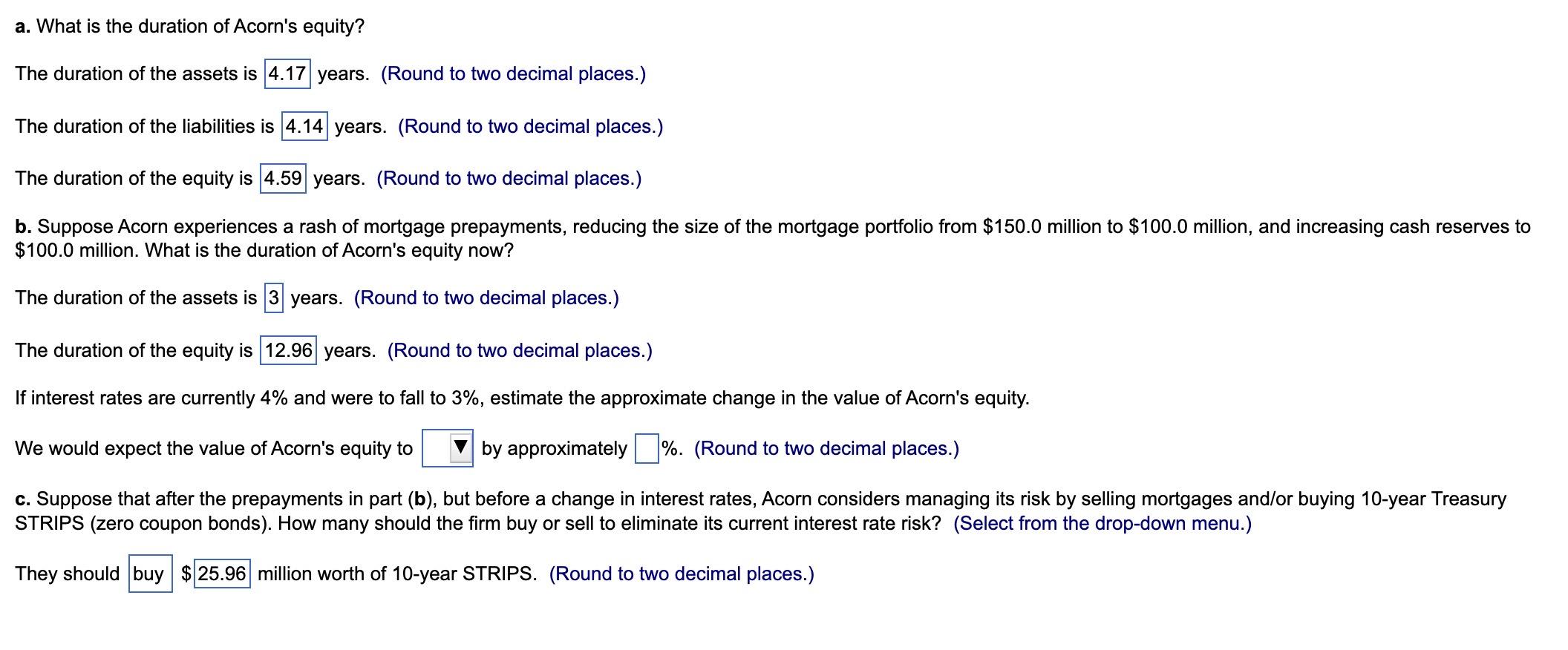 When you analyze the duration of loans, you find that