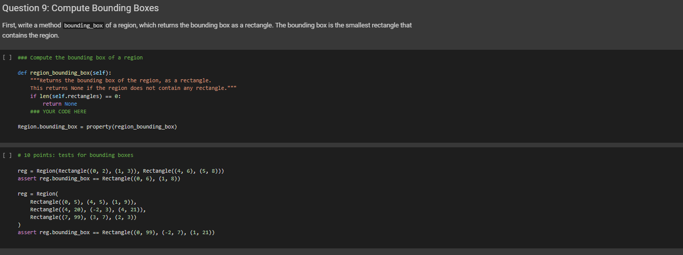 Need help on drawing rectangles in Python Code needs | Chegg.com