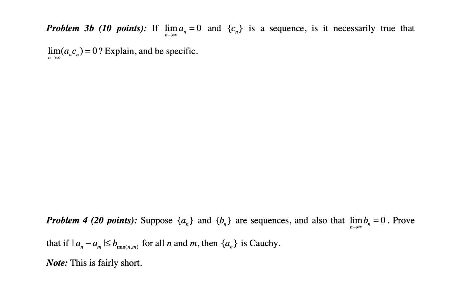 Solved Problem 1a (9 points, -3 points per error): Describe | Chegg.com