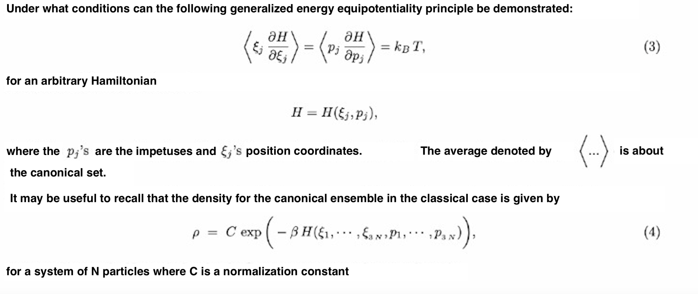 Solved Under what conditions can the following generalized | Chegg.com