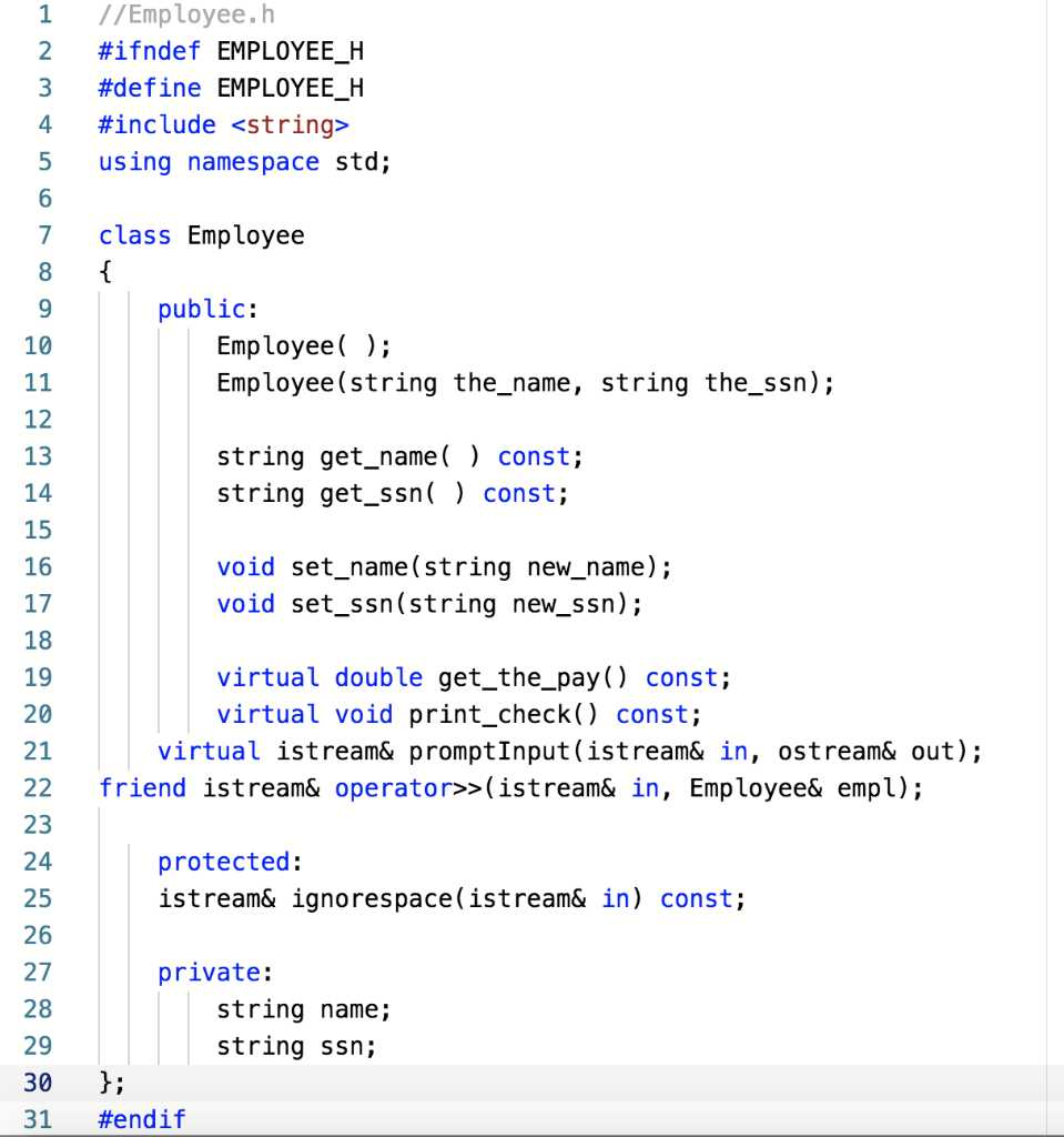C++ finish the class, I have already done most of the | Chegg.com