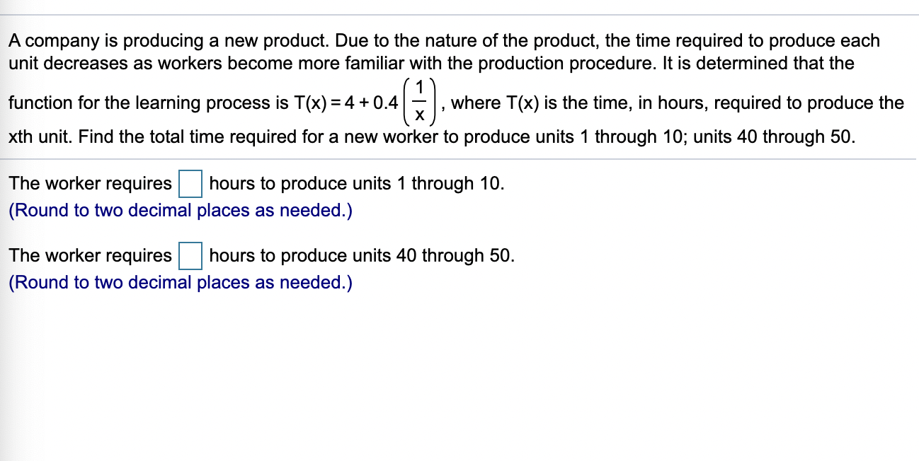 Solved A company is producing a new product. Due to the