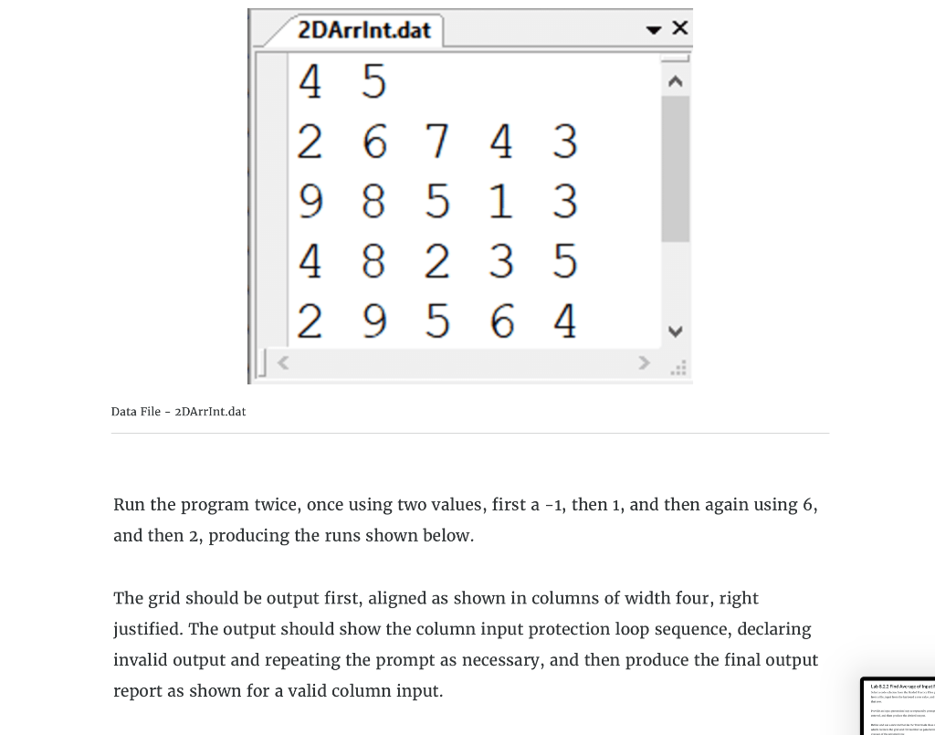 Solved Lab 8.2.2 Find Average of Input Row Select a code Chegg