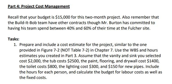 Solved How would I complete this exercise for my project | Chegg.com
