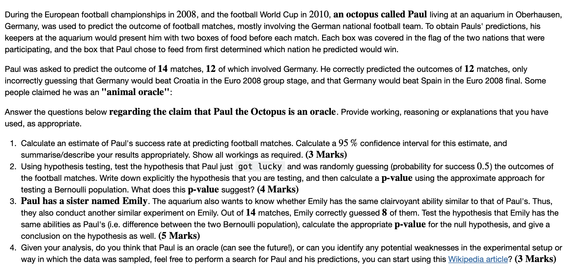 Paul the Octopus - Wikipedia