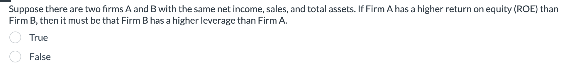 Solved Suppose There Are Two Firms A And B With The Same Net | Chegg.com