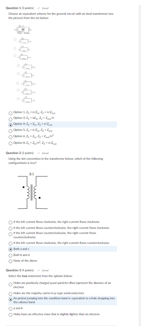 Solved Choose an equivalent scheme for the general circuit | Chegg.com