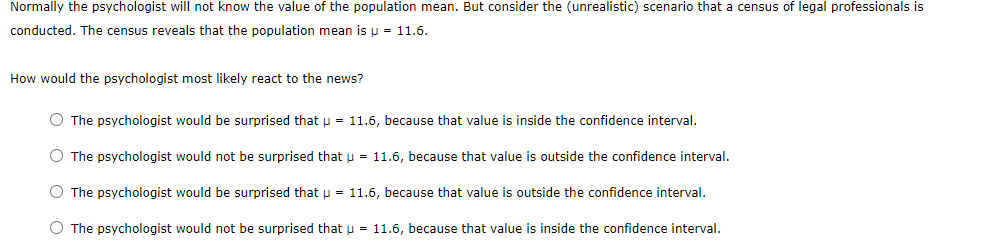 Solved 8. A confidence interval for estimating the mean An | Chegg.com