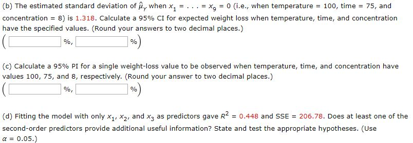 Solved An experiment was conducted to investigate the | Chegg.com