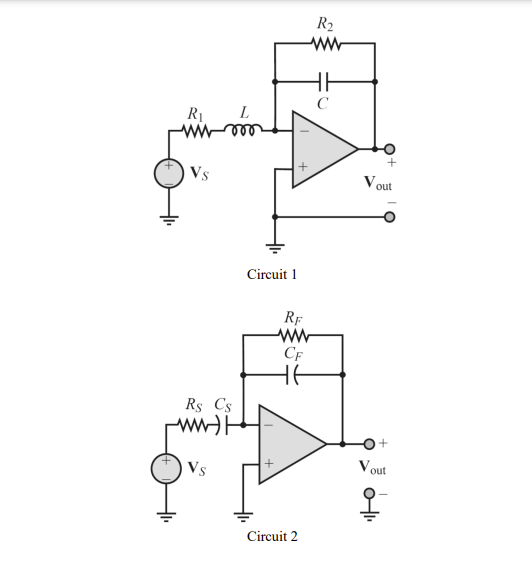 Solved For the following electrical circuits with a | Chegg.com