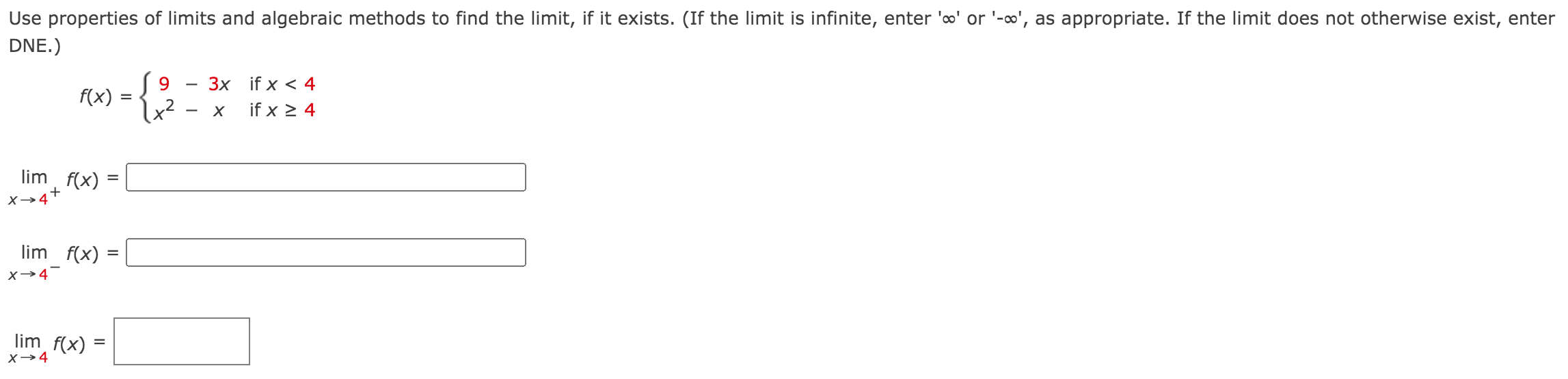 Solved Dne Fx 9−3xx2−x If X 6927