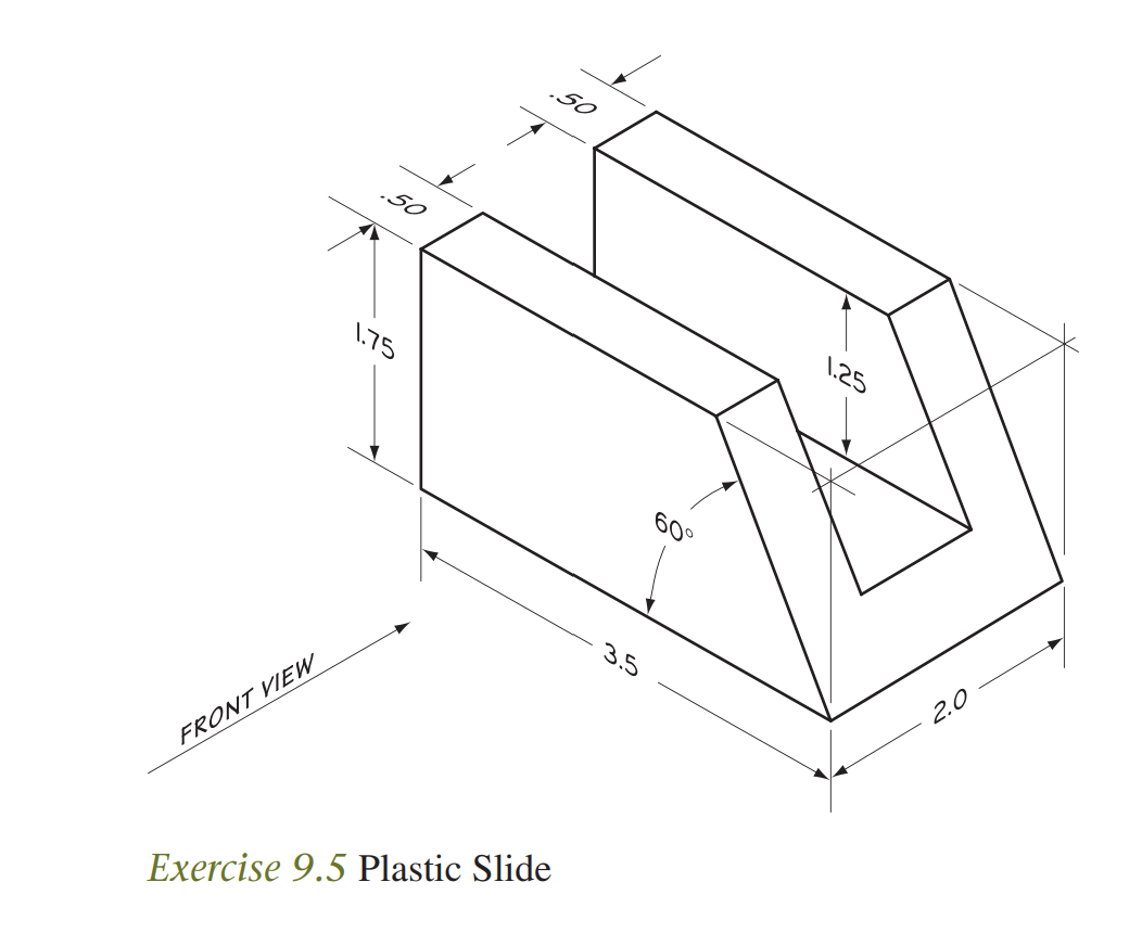 Solved I want to draw a detailed AutoCAD 3D with steps and a | Chegg.com