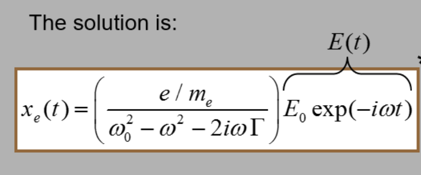 Solved Show that the forced damped oscillator solution | Chegg.com