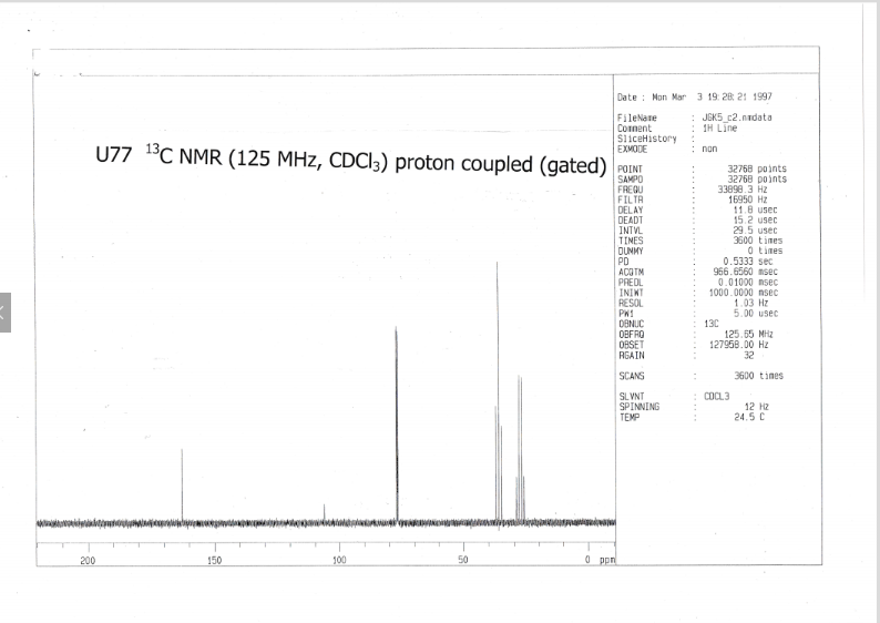 Solved U77 Mass Spectrum 100 Vs 1 6941 80 60 12 0 13 0 Chegg Com