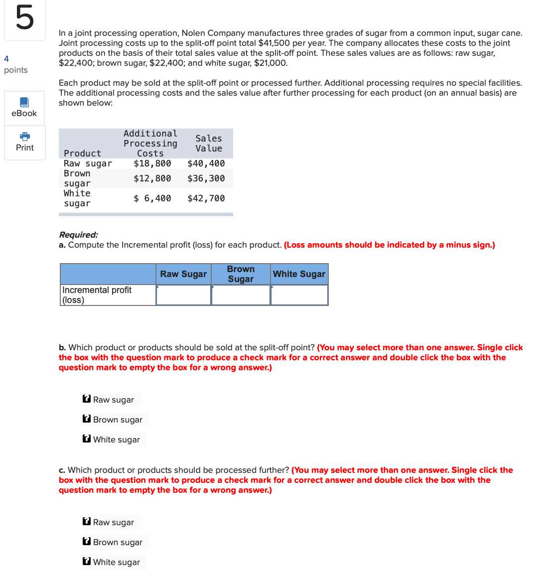 Solved The following are the selling price, variable costs,