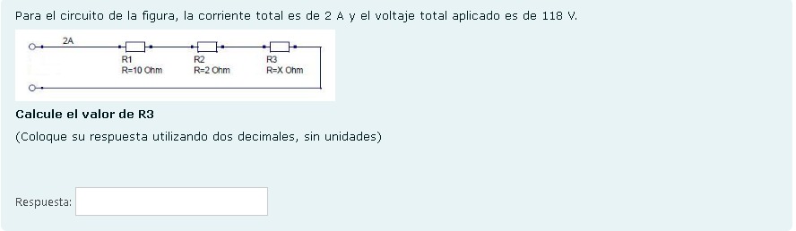 Calcule el valor de R3 (Coloque su respuesta utilizando dos decimales, sin unidades)