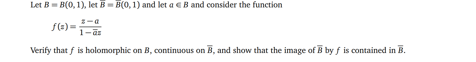 Solved Let B= B(0,1), Let B = B(0, 1) And Let A E B And | Chegg.com