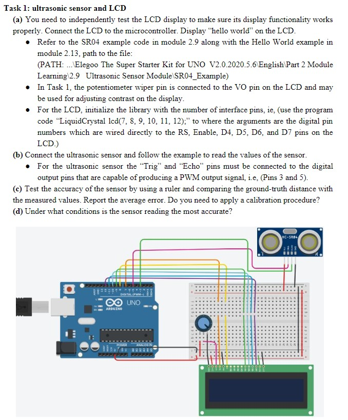 Quantity Component 1 Arduino Uno R3 1 LCD 16 x 2 1