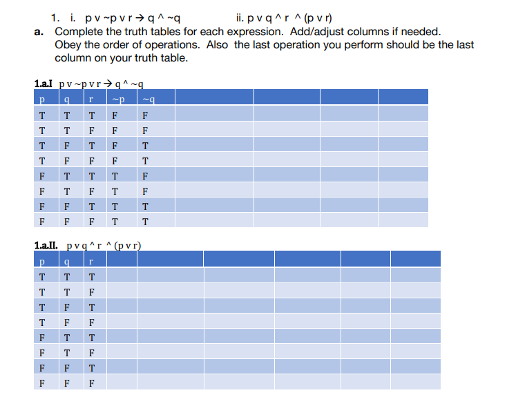 Solved 1 I Pv Pvr Q Q I I Pv Q R P Vr A Complete The Chegg Com