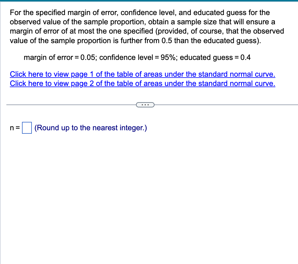 Solved Use A Standard Normal Table To Obtain The Areas Under | Chegg.com