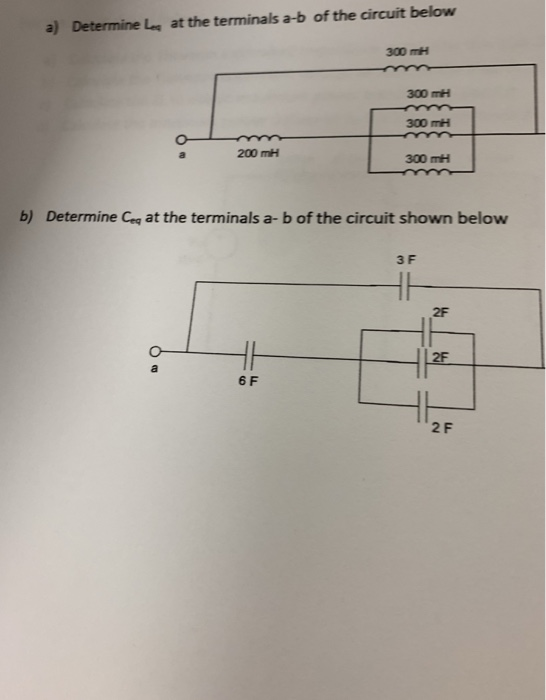 Solved A) Determine Leg At The Terminals A-b Of The Circuit | Chegg.com