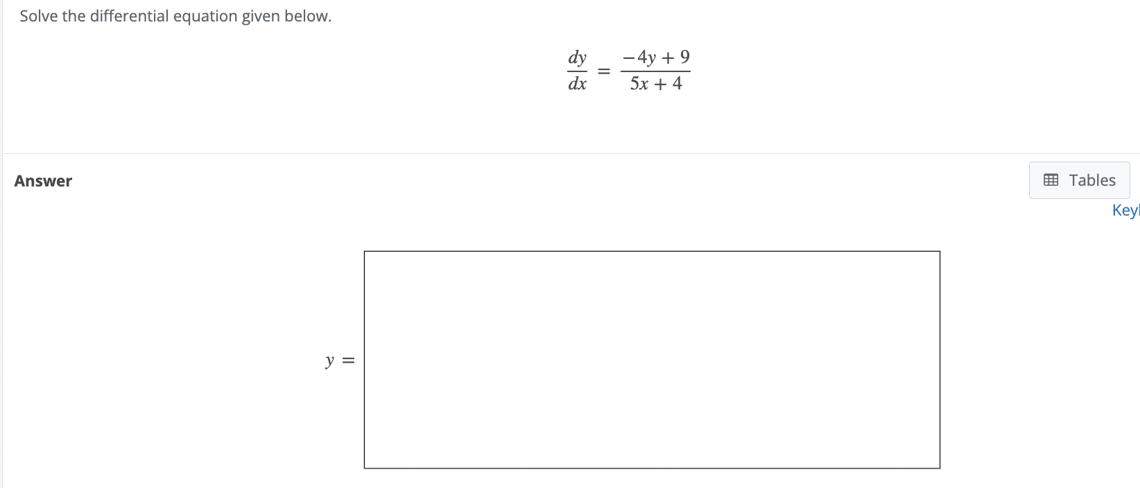 Solved Solve the differential equation given below. Answer y | Chegg.com
