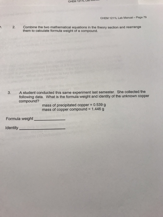 CHEM 1211L Lab ManualPage 7 Percent Composition The