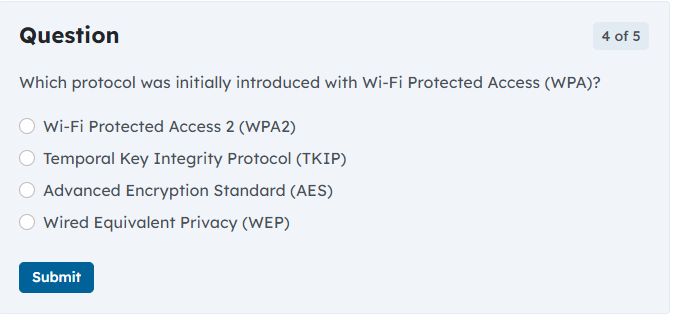 Solved Question Which protocol was initially introduced with | Chegg.com