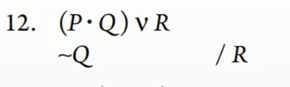 12. (P•Q)vR P. ~Q / R | Chegg.com