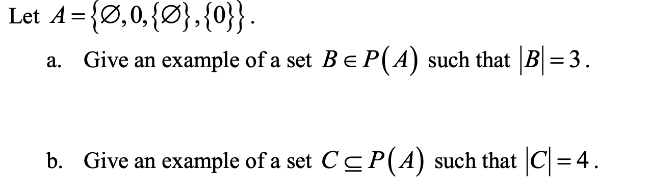 Solved 5. Sets A, B and C have the properties such that AEB, | Chegg.com