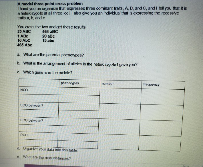 Solved A model three-point cross problem T hand you an | Chegg.com
