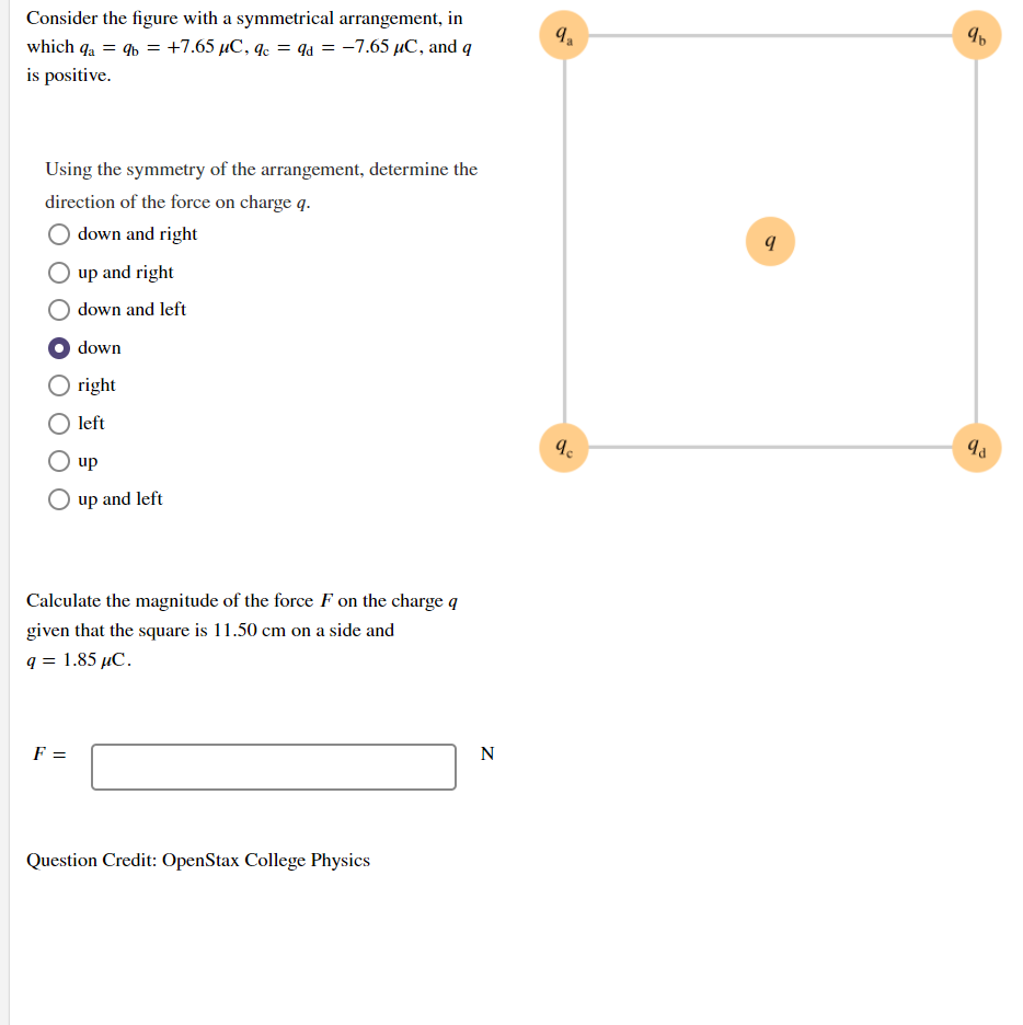 Solved Consider the figure with a symmetrical arrangement, | Chegg.com