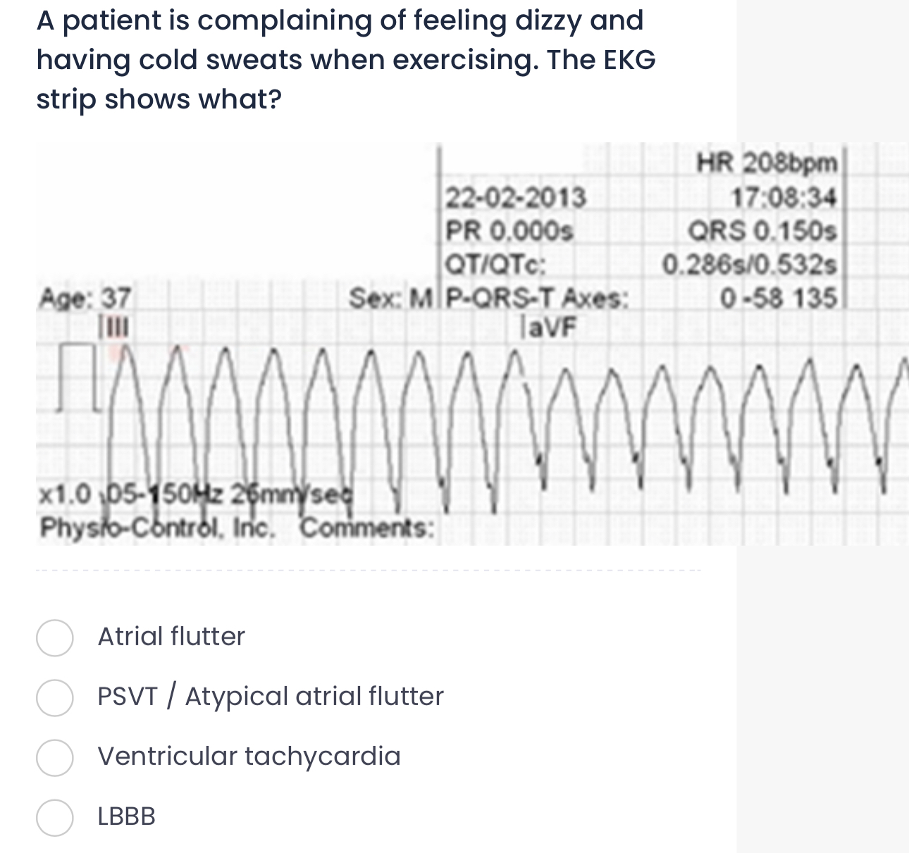 Solved A patient is complaining of feeling dizzy andhaving