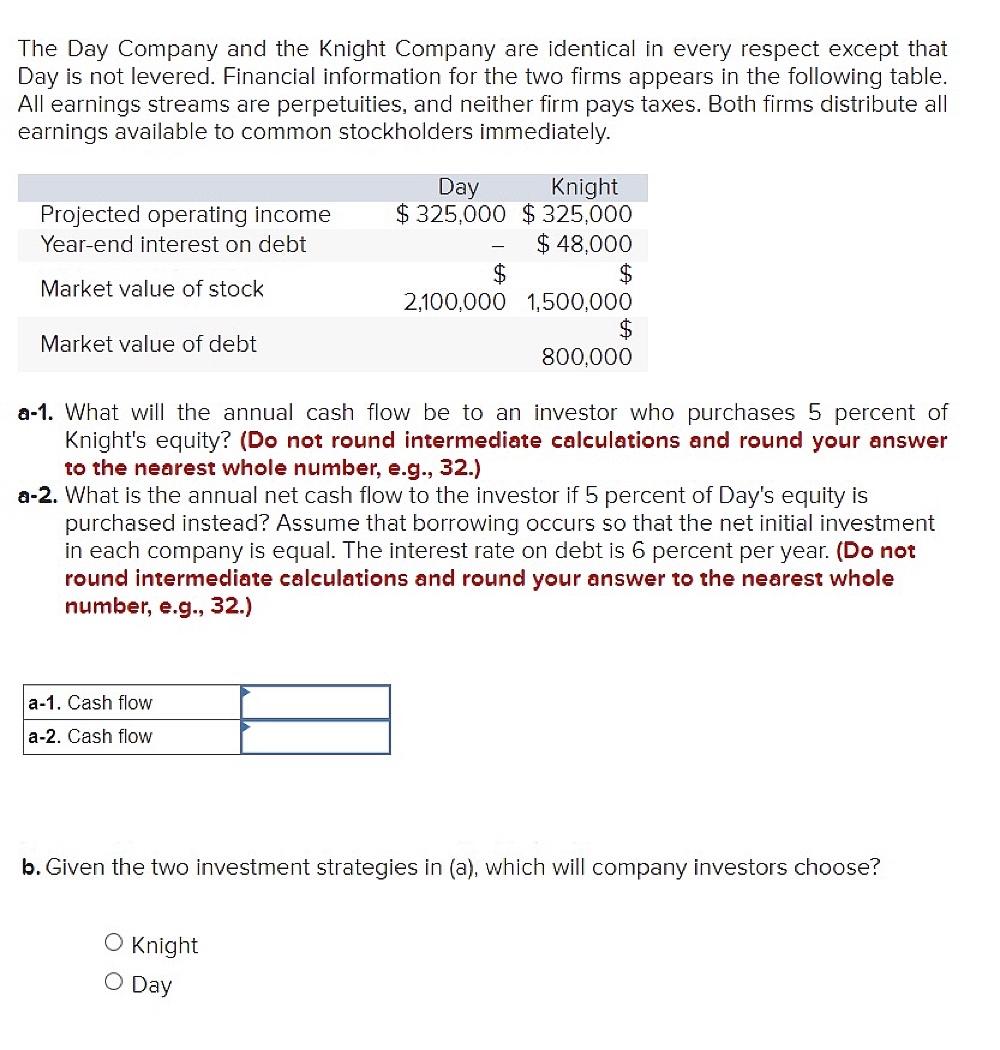 solved-the-day-company-and-the-knight-company-are-identical-chegg