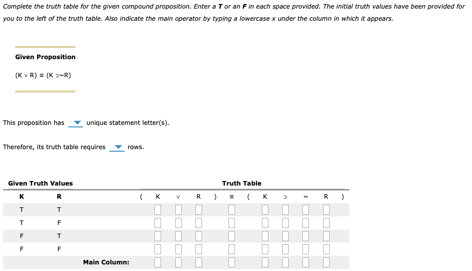Solved Complete the truth table for the given compound | Chegg.com