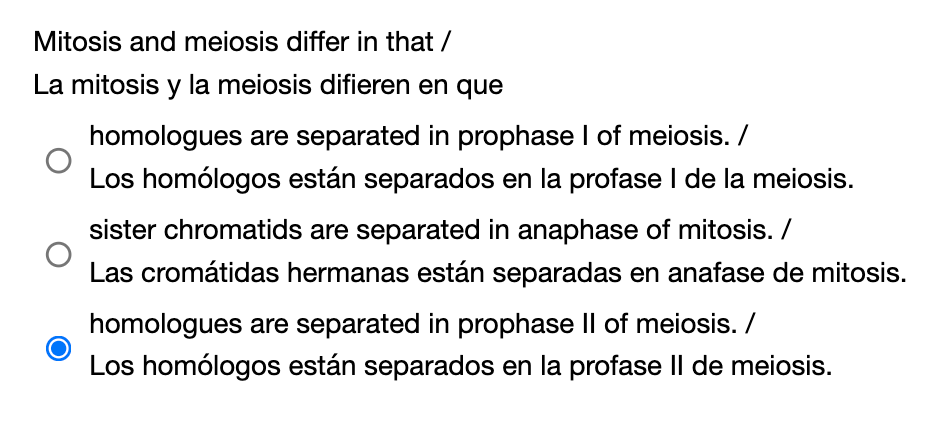 profase 1 vs profase 2