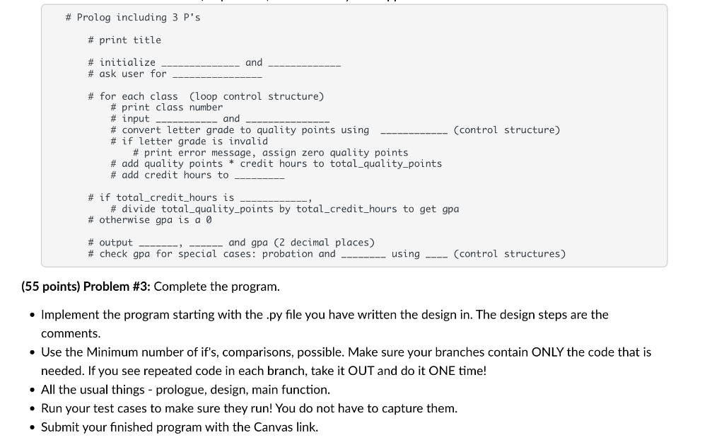 Solved Hi, I need help fixing the code for this program in | Chegg.com