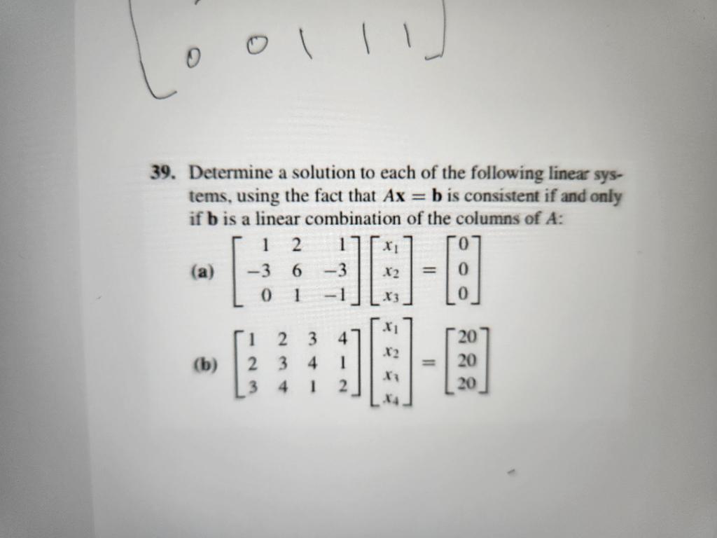 Solved 0 0(11 39. Determine a solution to each of the | Chegg.com